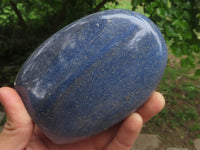 Polished Blue Lazulite Standing Free Forms  x 2 From Madagascar - TopRock