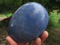 Polished Blue Lazulite Standing Free Forms  x 2 From Madagascar - TopRock