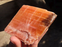 Natural New Sunset Orange Calcite Specimens  x 6 From Spitzkop, Namibia - Toprock Gemstones and Minerals 