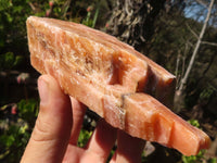 Natural New Sunset Orange Calcite Specimens  x 6 From Spitzkop, Namibia - Toprock Gemstones and Minerals 