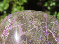 Polished Stichtite & Serpentine Free Forms With Silky Purple Threads  x 6 From Barberton, South Africa - Toprock Gemstones and Minerals 