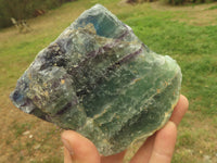 Natural Selected Watermelon Fluorite Cobbed Pieces x 4 From Uis, Namibia - TopRock