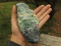 Natural Selected Watermelon Fluorite Cobbed Pieces x 4 From Uis, Namibia - TopRock