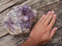 Natural Jacaranda Amethyst Cluster  x 1 From Mumbwe, Zambia - TopRock