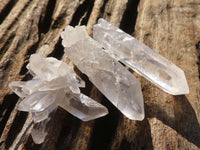 Natural Single Clear Quartz Crystals  x 39 From Mpika, Zambia - Toprock Gemstones and Minerals 