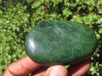 Polished Green Verdite Palm Stones  x 12 From Mazoe, Zimbabwe - Toprock Gemstones and Minerals 