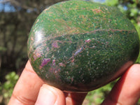 Polished Green Verdite Palm Stones  x 12 From Mazoe, Zimbabwe - Toprock Gemstones and Minerals 