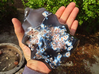 Polished Large Agate Flame Sculpture  x 1 From Madagascar