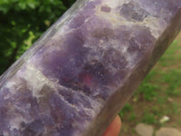 Polished Purple Lepidolite Points  x 3 From Madagascar - TopRock