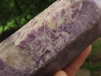 Polished Purple Lepidolite Points  x 3 From Madagascar - TopRock