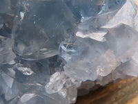 Natural Blue Celestite Crystal Specimens  x 3 From Sakoany, Madagascar - Toprock Gemstones and Minerals 