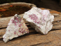 Natural Pink Tourmaline In Feldspar Matrix Cobbed Specimens  x 28 From Madagascar - Toprock Gemstones and Minerals 