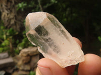 Natural Single Candle Quartz Crystals  x 35 From Zambia - TopRock