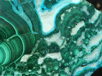 Polished Gorgeous Malacholla (Malachite & Chrysocolla) Slices  x 6 From Congo - Toprock Gemstones and Minerals 