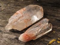 Natural Single Candle Quartz Crystals  x 35 From Zambia - TopRock