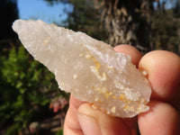 Natural Drusy Quartz Coated Calcite Crystals  x 20 From Alberts Mountain, Lesotho - Toprock Gemstones and Minerals 