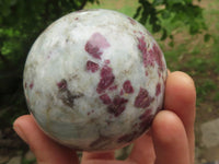 Polished Rubellite Pink Tourmaline Spheres  x 6 From Madagascar - TopRock