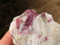 Natural Pink Tourmaline In Feldspar Matrix Cobbed Specimens  x 28 From Madagascar - Toprock Gemstones and Minerals 