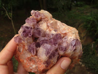 Natural Sugar Amethyst Clusters  x 3 From Solwezi, Zambia - TopRock