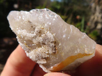 Natural Drusy Quartz Coated Calcite Crystals  x 20 From Alberts Mountain, Lesotho - Toprock Gemstones and Minerals 