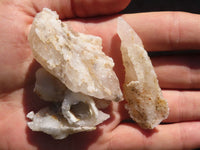 Natural Drusy Quartz Coated Calcite Crystals  x 20 From Alberts Mountain, Lesotho - Toprock Gemstones and Minerals 