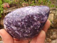 Polished  Purple Lepidolite Free Forms  x 4 From Zimbabwe