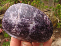 Polished  Purple Lepidolite Free Forms  x 4 From Zimbabwe