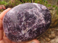 Polished  Purple Lepidolite Free Forms  x 4 From Zimbabwe