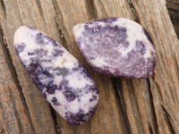 Polished  Purple Lepidolite Free Forms  x 4 From Zimbabwe