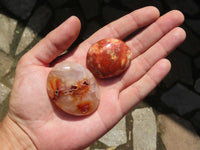 Polished Carnelian Gallets x 35 From Madagascar - TopRock