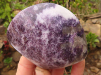 Polished  Purple Lepidolite Free Forms  x 4 From Zimbabwe