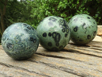 Polished Stromatolite / Kambamba Jasper Spheres  x 6 From Madagascar - TopRock