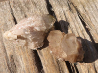 Natural Small Cascading Smokey Phantom Quartz Clusters x 12 From Luena, Congo