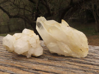 Natural Small Selected White Quartz Clusters  x 12 From Mandrosonoro, Madagascar - TopRock