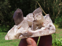 Natural Red Hematoid Quartz Clusters (Half Polished / cut to shape) x 2 From Karoi, Zimbabwe - TopRock