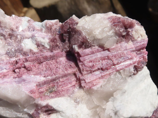 Natural Rubellite Pink Tourmaline Matrix Specimens With Purple Lepidolite & Quartz  x 2 From Karibib, Namibia