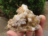 Natural Golden Lemonite / Limonite Quartz Clusters  x 12 From Zambia - TopRock