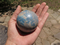 Polished Blue Spotted Spinel Quartz Spheres  x 6 From Madagascar - TopRock