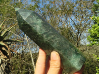 Polished Green Fuchsite Quartz Points  x 2 From Madagascar - Toprock Gemstones and Minerals 