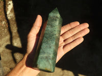 Polished Green Fuchsite Quartz Points  x 2 From Madagascar - Toprock Gemstones and Minerals 