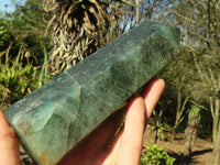 Polished Green Fuchsite Quartz Points  x 2 From Madagascar - Toprock Gemstones and Minerals 