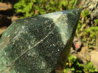 Polished Green Fuchsite Quartz Points  x 2 From Madagascar - Toprock Gemstones and Minerals 