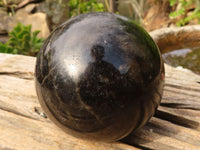 Polished Rare Iolite Spheres x 2 From Ambatofinandrahana, Madagascar