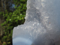 Polished Extra Large Blue Lace Agate Standing Free Form  x 1 From Nsanje, Malawi - Toprock Gemstones and Minerals 