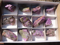 Natural Rough Stichtite Cobbed Specimens  x 12 From Barberton, South Africa - Toprock Gemstones and Minerals 