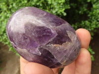 Polished Large Amethyst Palm Stones  x 7 From Madagascar - TopRock