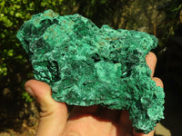 Natural Chatoyant Silky Malachite Specimens  x 3 From Kasompe, Congo