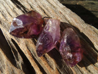 Natural Royal Zulu Window Amethyst Crystals x 20 From KwaZulu Natal, South Africa