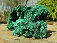 Natural Chatoyant Silky Malachite Specimens  x 3 From Kasompe, Congo