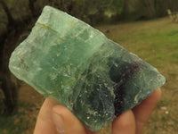 Natural Selected Watermelon Fluorite Cobbed Pieces x 4 From Uis, Namibia - TopRock